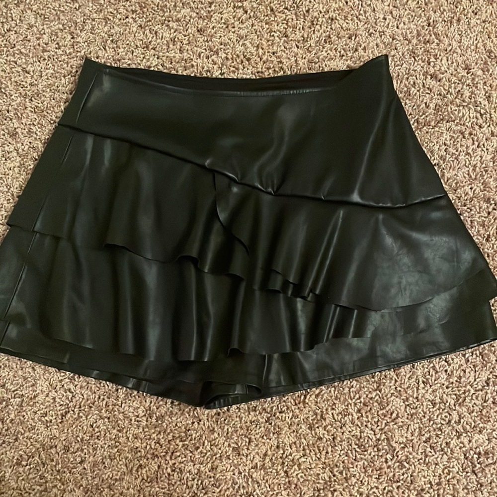 American Threads-DO+BE Leather Skirt